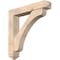 Ekena Millwork Legacy Arts and Crafts Smooth Bracket w/ Offset Brace, Douglas Fir, 7 1/2"W x 42"D x 42"H BKT0806X42X42LEC03SDF - alternate 1